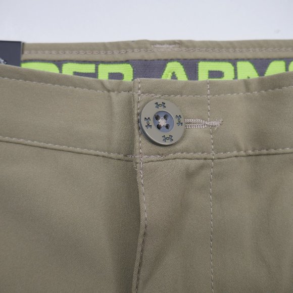 Under Armour Heatgear Long Length Golf Shorts Boys - Picture 4 of 9